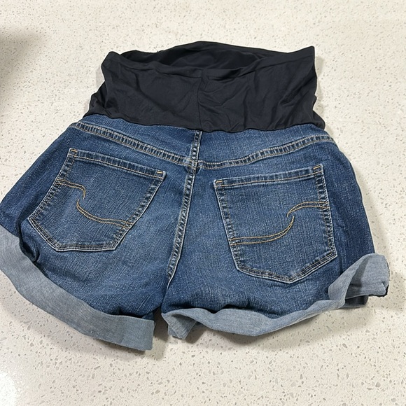 Maternity Jean Shorts - Picture 2 of 3